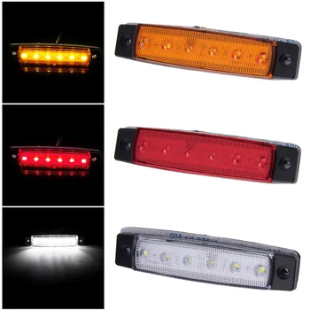 6LED Turning Lamp White Yellow Green Blue Red Color 12/24V Bulb for Truck Trailer Side Marker Indicators Decoration Signal Lamps
6LED Turning Lamp White Yellow Green Blue Red Color 12/24V Bulb for Truck Trailer Side Marker Indicators Decoration Signal Lamps