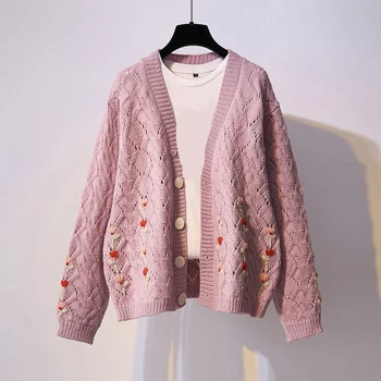 sweet style knitted women sweater cardigan 2020 winter new v-neck long-sleeved thicken warm female outwear coat tops
sweet style knitted women sweater cardigan 2020 winter new v-neck long-sleeved thicken warm female outwear coat tops