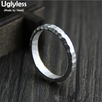 Uglyless Real S999 Silver Lovers Finger Rings Personalize Handmade Uneven Surface Unisex Ring Open Women Bijoux Men Fine Jewelry
Uglyless Real S999 Silver Lovers Finger Rings Personalize Handmade Uneven Surface Unisex Ring Open Women Bijoux Men Fine Jewelry