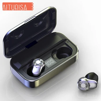 TWS Bluetooth 5.0 Earphone 6D Stereo Wireless Headphone IPX7 Waterproof 3500mAh LED Power Bank For huawei Samsung iPhone 6 7 8 X
TWS Bluetooth 5.0 Earphone 6D Stereo Wireless Headphone IPX7 Waterproof 3500mAh LED Power Bank For huawei Samsung iPhone 6 7 8 X