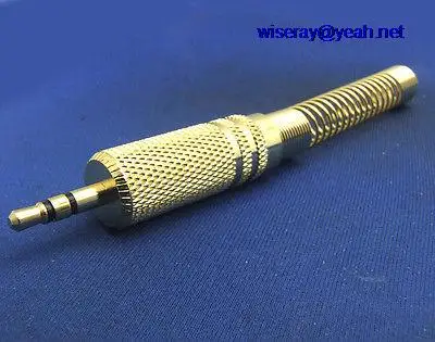DHL/EMS 100PCS 24K Gold-plated copper 3.5mm Male Spring Design Audio Soldering Connector-A7
DHL/EMS 100PCS 24K Gold-plated copper 3.5mm Male Spring Design Audio Soldering Connector-A7