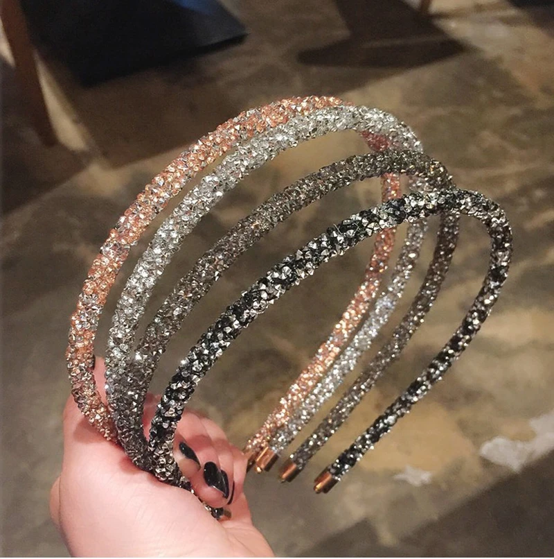 1 PC Crystal Rhinestone Headband Thin Edges for Women Shiny Hairwear Beads Bezel Girls Hair Accessories Fashion Korea Style
1 PC Crystal Rhinestone Headband Thin Edges for Women Shiny Hairwear Beads Bezel Girls Hair Accessories Fashion Korea Style
