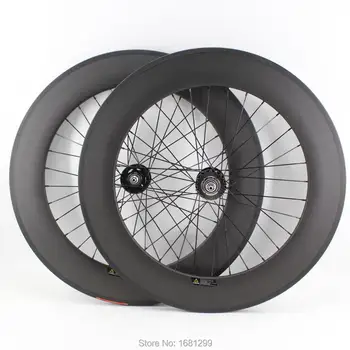 New 700C 88mm clincher rims track fixed gear bicycle aero matte 3K full carbon fibre bike wheelset 20.5 23 25mm width Free ship
New 700C 88mm clincher rims track fixed gear bicycle aero matte 3K full carbon fibre bike wheelset 20.5 23 25mm width Free ship