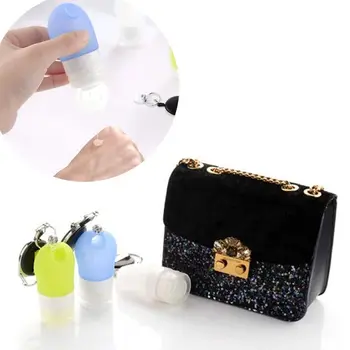 Leakproof Silicone Refillable Containers Squeezable Reusable Hand Sanitizer Empty Travel Bottles with Keychain Carriers
Leakproof Silicone Refillable Containers Squeezable Reusable Hand Sanitizer Empty Travel Bottles with Keychain Carriers