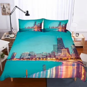 3D Bedding Set 3D Print Design Duvet Cover Sets King Queen Twin Size Dropshipping City Ninght 2/3pcs
3D Bedding Set 3D Print Design Duvet Cover Sets King Queen Twin Size Dropshipping City Ninght 2/3pcs