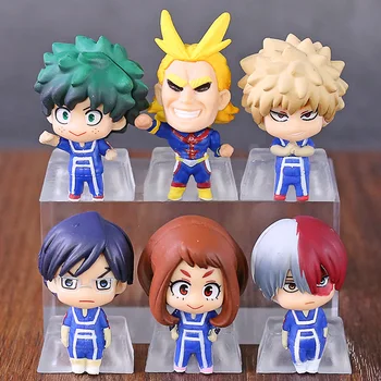 My Hero Academia Izuku Midoriya Bakugou Katsuki Todoroki Shoto All Might Ochaco Uraraka Sportswear Version Figures Toys 6pcs/set
My Hero Academia Izuku Midoriya Bakugou Katsuki Todoroki Shoto All Might Ochaco Uraraka Sportswear Version Figures Toys 6pcs/set