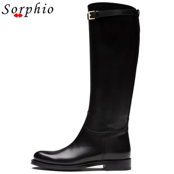 Sorphio genuine Leather New Arrival Female Slip On Cool Buckle Design Stylish Women Shoes Solid Hot Sale Boots Women Boots
Sorphio genuine Leather New Arrival Female Slip On Cool Buckle Design Stylish Women Shoes Solid Hot Sale Boots Women Boots
