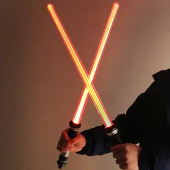 2-in-1 Lightsaber Creative LED Flashing Sword Cosplay Prop Funny Laser Sword Toy with Sound Luminous Children Toy HOT SALE
2-in-1 Lightsaber Creative LED Flashing Sword Cosplay Prop Funny Laser Sword Toy with Sound Luminous Children Toy HOT SALE