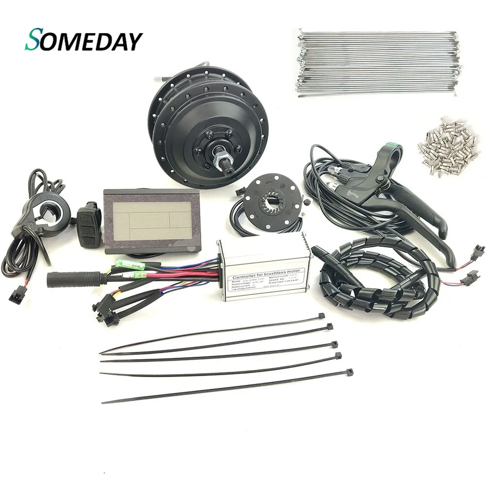 SOMEDAY front without wheel 36V 350W electric bicycle conversion kit motor controller with KT-LCD3 display E-bike accessory kit
SOMEDAY front without wheel 36V 350W electric bicycle conversion kit motor controller with KT-LCD3 display E-bike accessory kit