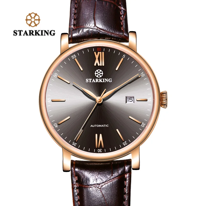 STARKING Brand Luxury Minimalist Business Watch Men Japan Miyota Automatic Watch Steel Auto Date Male Clock Leather Wristwatches
STARKING Brand Luxury Minimalist Business Watch Men Japan Miyota Automatic Watch Steel Auto Date Male Clock Leather Wristwatches