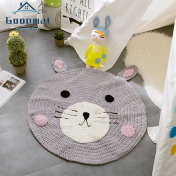 Nordic Style Round Crawling Mat Knitted Wool Animal Children's Game Mat Newborn Baby Crawling Blanket Children's Room Decoration
Nordic Style Round Crawling Mat Knitted Wool Animal Children's Game Mat Newborn Baby Crawling Blanket Children's Room Decoration
