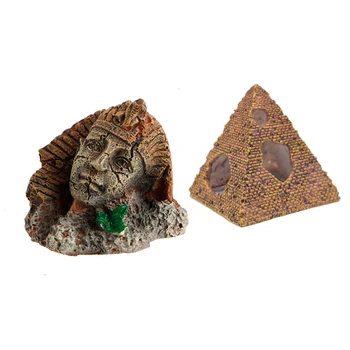 Fish Tank Decoration Artificial Resin Ancient Egyptian Pharaoh Pyramid Pillar Statue Roman Style Face Landscap Aquarium Decor
Fish Tank Decoration Artificial Resin Ancient Egyptian Pharaoh Pyramid Pillar Statue Roman Style Face Landscap Aquarium Decor