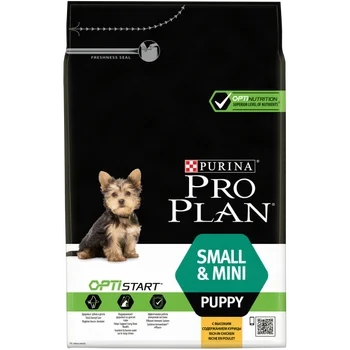 Сухой корм Purina Pro Plan для щенков мелких и карликовых пород с комплексом OPTISTART® с курицей и рисом, пакет, 3 кг
Сухой корм Purina Pro Plan для щенков мелких и карликовых пород с комплексом OPTISTART® с курицей и рисом, пакет, 3 кг