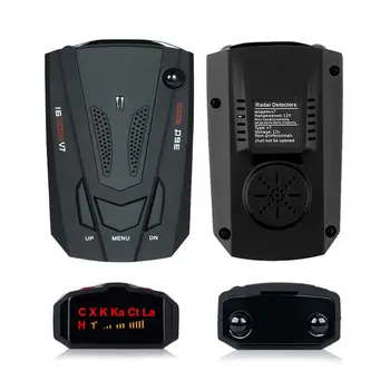 Car Vehicle Radar Detector 360 Degree Anti Car Detector Speed Voice Alert Warning 16 Band Speed Control Detector
Car Vehicle Radar Detector 360 Degree Anti Car Detector Speed Voice Alert Warning 16 Band Speed Control Detector