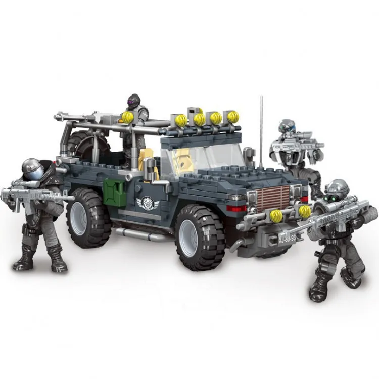 Military Series Building Blocks Hummer Armored Vehicle Flying Tigers SWAT Soldier DIY Model Bricks Toys for Children Boys Gifts
Military Series Building Blocks Hummer Armored Vehicle Flying Tigers SWAT Soldier DIY Model Bricks Toys for Children Boys Gifts