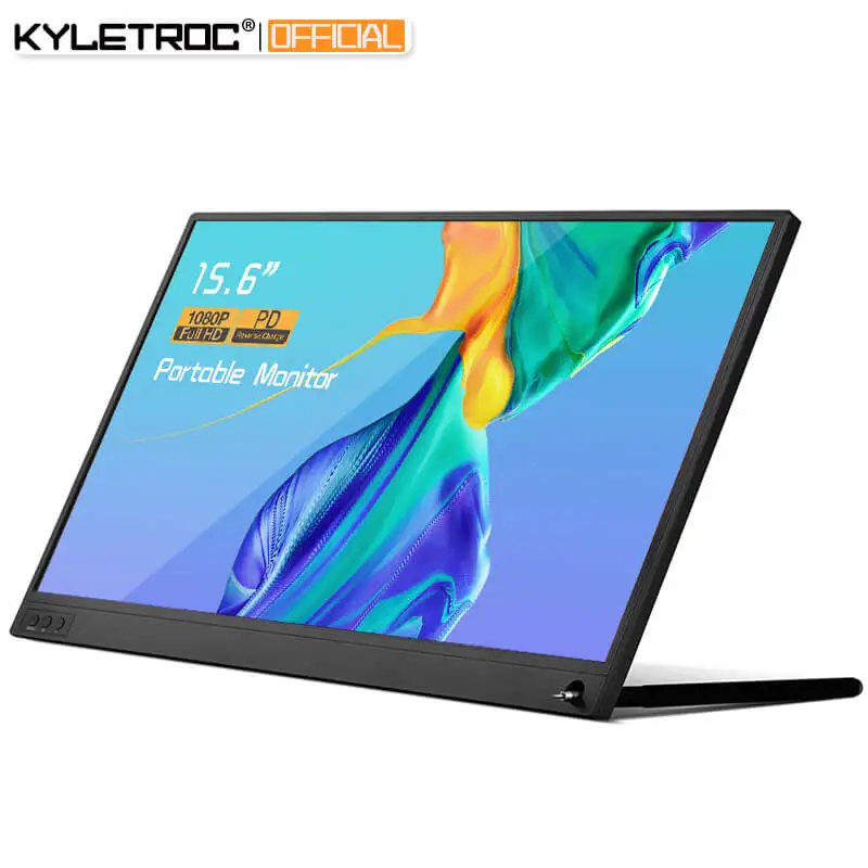 KYLETROC 15.6 inch IPS lcd portable monitor usb type c hdmi for laptop phone xbox switch ps4 gaming monitor
KYLETROC 15.6 inch IPS lcd portable monitor usb type c hdmi for laptop phone xbox switch ps4 gaming monitor