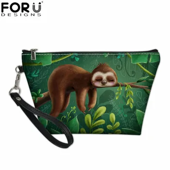 FORUDESIGNS Cute Sloth Travel Cosmetic Bags for Ladies Make up Women Men Portable Hand Beauty Storage Pouch Organizer Neceser 
FORUDESIGNS Cute Sloth Travel Cosmetic Bags for Ladies Make up Women Men Portable Hand Beauty Storage Pouch Organizer Neceser