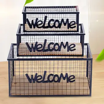 Muti-function Iron Storage Box Fruit Storage Basket Desktop Book Organizer For Sitting Room Dining-Room
Muti-function Iron Storage Box Fruit Storage Basket Desktop Book Organizer For Sitting Room Dining-Room