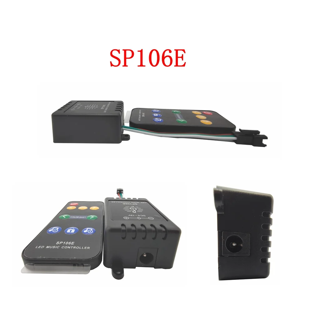 DC5-12V SP106E Music Led Strip Controller With 9Keys Remote Use In WS2811/WS2812B/SK6812 RGB Smart Tape Digital Colorful
DC5-12V SP106E Music Led Strip Controller With 9Keys Remote Use In WS2811/WS2812B/SK6812 RGB Smart Tape Digital Colorful