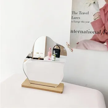 Ins Makeup Mirror Irregular Star Shape Acrylic Lens Wooden Base Room Decor Simple Make Up Mirrors Beauty Tools Dropshipping
Ins Makeup Mirror Irregular Star Shape Acrylic Lens Wooden Base Room Decor Simple Make Up Mirrors Beauty Tools Dropshipping