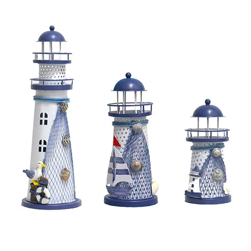 Mediterranean Style Lighthouse Iron Statue Nostalgic Ornaments Marine Anchor Family Desk Home Bedroom Wedding Decoration Crafts
Mediterranean Style Lighthouse Iron Statue Nostalgic Ornaments Marine Anchor Family Desk Home Bedroom Wedding Decoration Crafts