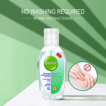 

50ml Anti-bacterial Refreshing Liquid Hand Soap Disposable Hand Sanitizer Gel For Adults Children fast shipping