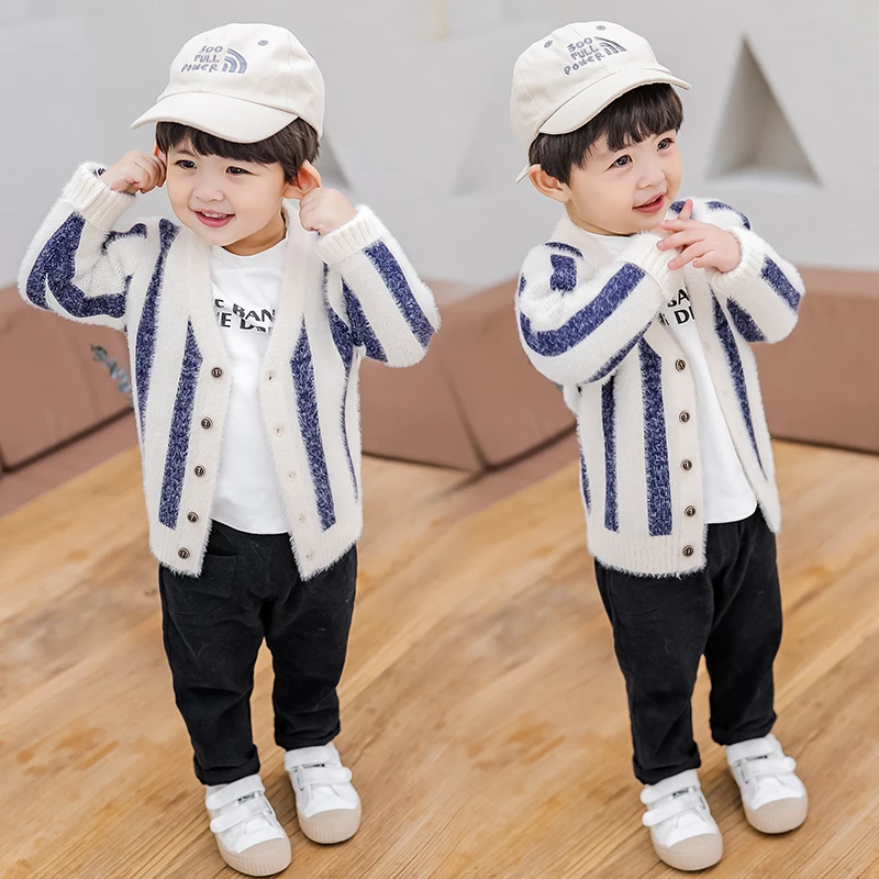 Boys Cardigan Knitted Sweaters 2019 Kids Jumper Toddler Children Fall Autumn Winter Mink Velvet 18M to 7 Years
Boys Cardigan Knitted Sweaters 2019 Kids Jumper Toddler Children Fall Autumn Winter Mink Velvet 18M to 7 Years