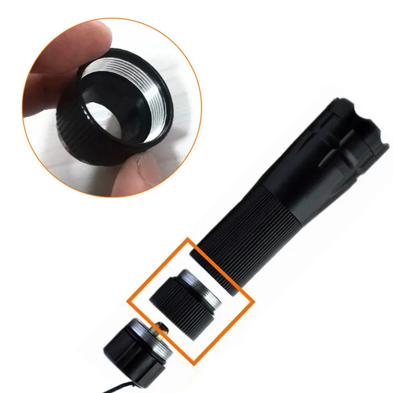 Bike Light Flashlight Hot Extension Tube For Torch 18650 Battery Extended Lengthen Fitting Outdoor Useful Tools light | Спорт и
