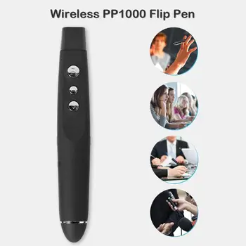 PP1000 Wireless Presenter PPT Projection Speech Teaching Flip Pen Laser Pointer Plug and Play without Installation Program
PP1000 Wireless Presenter PPT Projection Speech Teaching Flip Pen Laser Pointer Plug and Play without Installation Program