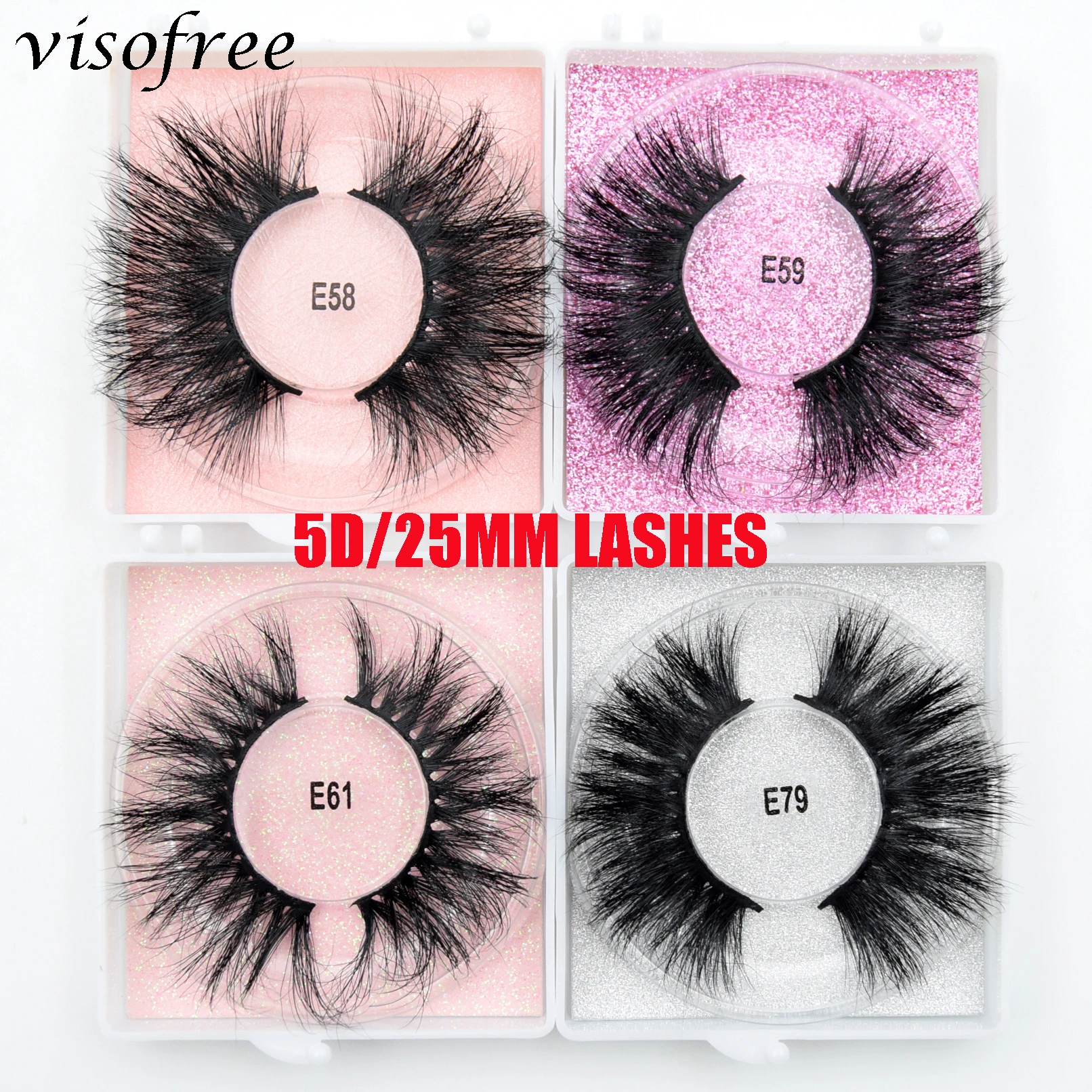 Visofree 25MM Eyelashes Makeup 3D Mink Lashes Fluffy Soft Volume Natural long Cross False Eyelashes Eye Lashes Reusable Eyelash
Visofree 25MM Eyelashes Makeup 3D Mink Lashes Fluffy Soft Volume Natural long Cross False Eyelashes Eye Lashes Reusable Eyelash