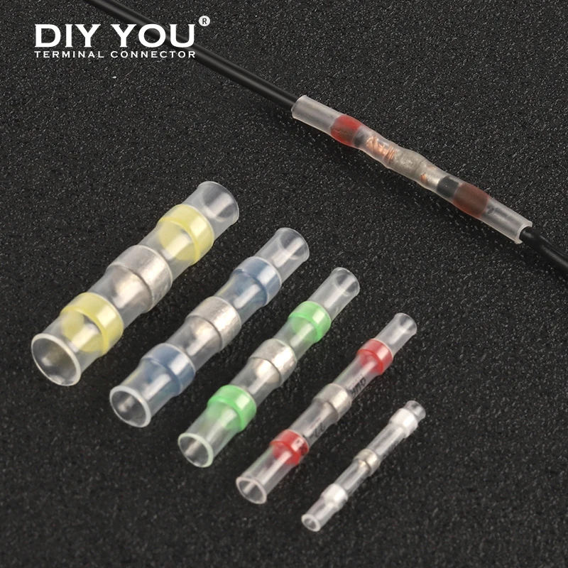 Waterproof Heat Shrink Soldering Seal Sleeve Splice Terminals Insulated Butt Connectors Kit Electrical Wire Soldered Terminals
Waterproof Heat Shrink Soldering Seal Sleeve Splice Terminals Insulated Butt Connectors Kit Electrical Wire Soldered Terminals