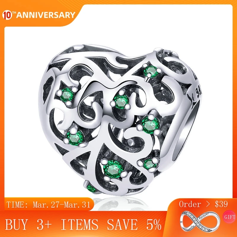 CodeMonkey Fashion 925 Sterling Silver Tree of Life Leaves Heart Pave Beads fit Women Charm Bracelets & Necklace DIY Jewelry 720 
CodeMonkey Fashion 925 Sterling Silver Tree of Life Leaves Heart Pave Beads fit Women Charm Bracelets & Necklace DIY Jewelry 720