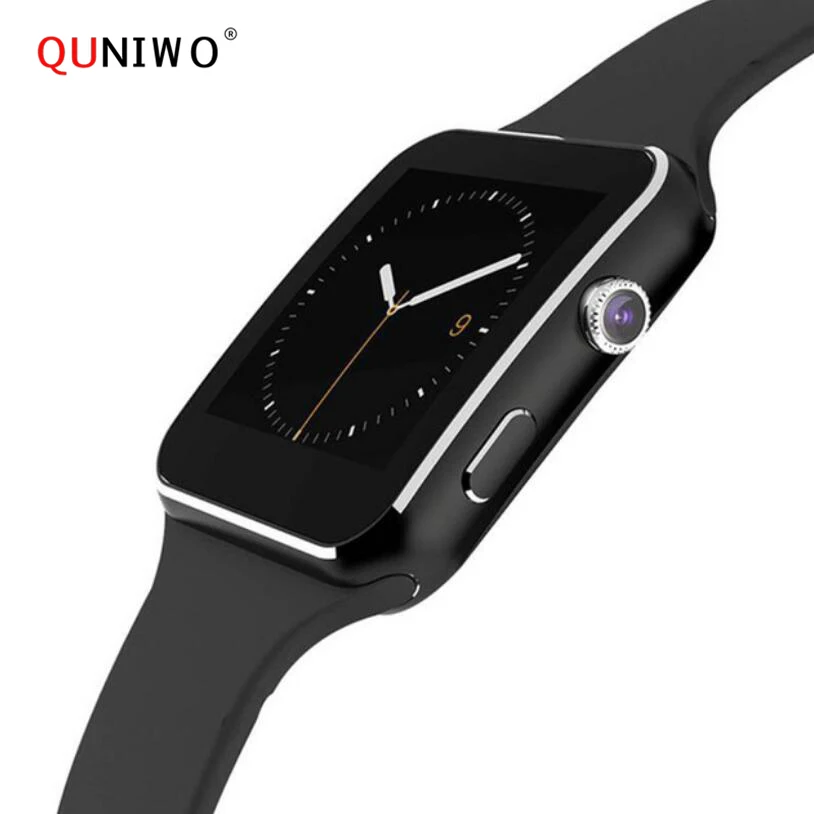 New X6 Smart Watch with Camera Touch Screen Support SIM TF Card Bluetooth men Smartwatch for iPhone Xiaomi Android Phone
New X6 Smart Watch with Camera Touch Screen Support SIM TF Card Bluetooth men Smartwatch for iPhone Xiaomi Android Phone