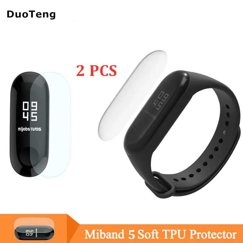 Duoteng 2pcs Mi Band 5 Screen Protector Film for Mi Band 4 HD Ultra Thin Anti-scratch Film Soft TPU Screen Film for Xiomi Miband
Duoteng 2pcs Mi Band 5 Screen Protector Film for Mi Band 4 HD Ultra Thin Anti-scratch Film Soft TPU Screen Film for Xiomi Miband