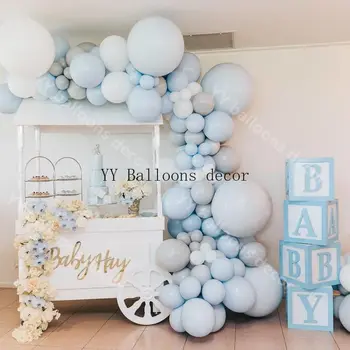 167pcs DIY Balloon Garland Arch Kit Macaron White Gray Blue Balloon for Birthday Baby Shower Wedding Party Decoration
167pcs DIY Balloon Garland Arch Kit Macaron White Gray Blue Balloon for Birthday Baby Shower Wedding Party Decoration