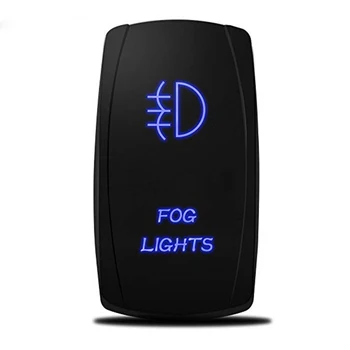 5Pin Car On-Off Waterproof Switch SPST Toggle Rocker Switch Kit with Blue/Green Led Laser Backlit Fog Lights
5Pin Car On-Off Waterproof Switch SPST Toggle Rocker Switch Kit with Blue/Green Led Laser Backlit Fog Lights