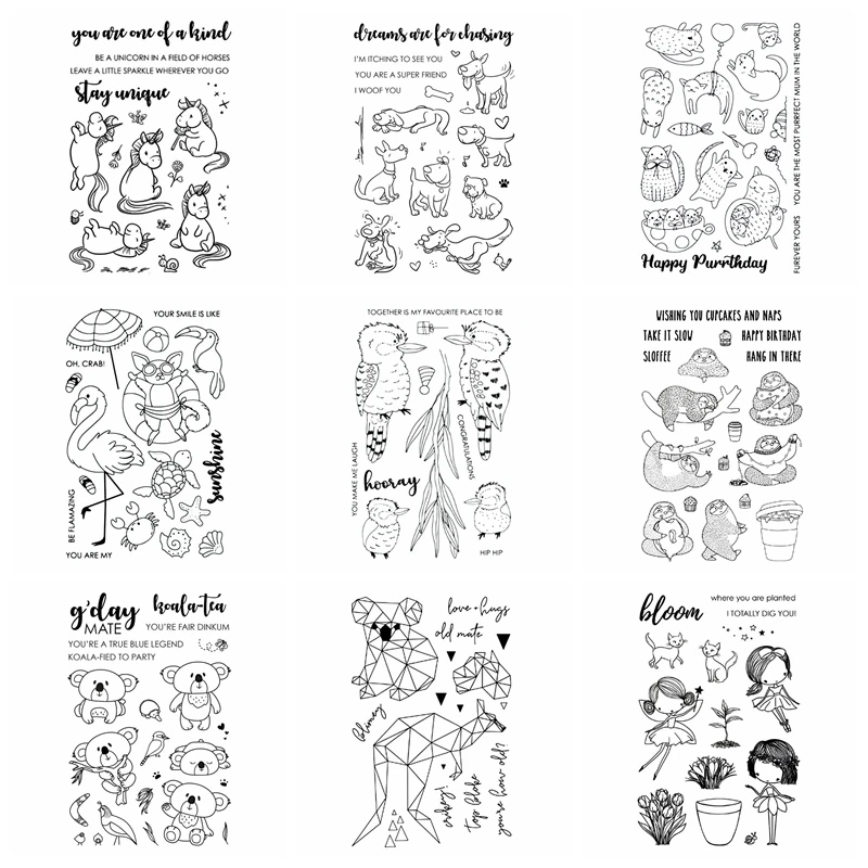 Flamingo Koala Dogs Animals Elves Clear Transparent Stamp Match Cutting Dies DIY Crafts Card Make Scrapbook Stencil New 2020
Flamingo Koala Dogs Animals Elves Clear Transparent Stamp Match Cutting Dies DIY Crafts Card Make Scrapbook Stencil New 2020