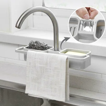 Home Kitchen Sink Faucet Snap-on Drain Rack Shelf Kitchen Sponge Soap Storage Organizer Holder Shelf
Home Kitchen Sink Faucet Snap-on Drain Rack Shelf Kitchen Sponge Soap Storage Organizer Holder Shelf
