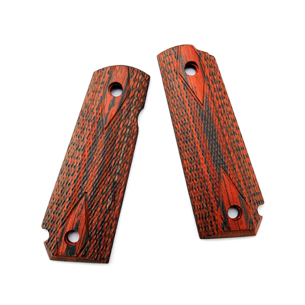 TOtrait Tactical 1 Pair Rosewood Hand Grips Patch Material Anti-slip DIY Handles Scaled slabs blanks For 1911 Models
TOtrait Tactical 1 Pair Rosewood Hand Grips Patch Material Anti-slip DIY Handles Scaled slabs blanks For 1911 Models