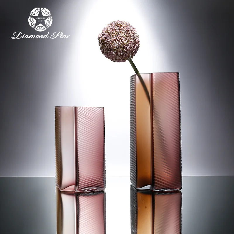 Diamond Star Creative Glass Vase Grow in Water Minimalist Modern Flower Container Living Room Decorations Crafts Ornament Wholes
Diamond Star Creative Glass Vase Grow in Water Minimalist Modern Flower Container Living Room Decorations Crafts Ornament Wholes