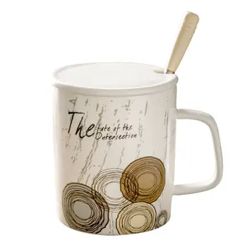 Mug Creative Ceramic Cup Couple Coffee Cup Milk Cup Breakfast Cup Office Water Cup with Lid with Spoon Coffee Mugs Cute Mugs
Mug Creative Ceramic Cup Couple Coffee Cup Milk Cup Breakfast Cup Office Water Cup with Lid with Spoon Coffee Mugs Cute Mugs