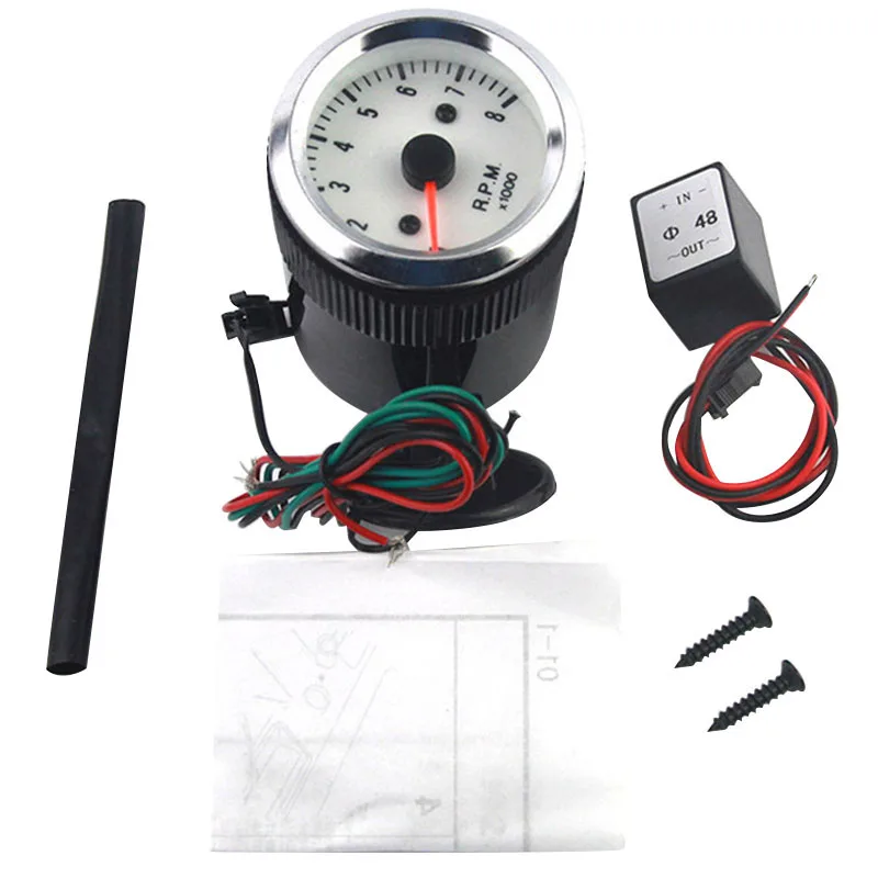 Automobile Tachometer 2 Inches 52mm 12V Blue LED Bar Turbo Boost Gauge Tachometer with Sensor for Cars F-Best
Automobile Tachometer 2 Inches 52mm 12V Blue LED Bar Turbo Boost Gauge Tachometer with Sensor for Cars F-Best