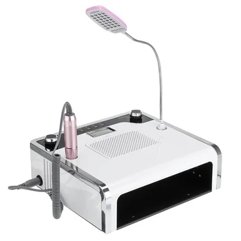 2020 Upgraded 5 in 1 Electric Nail Drill Machine with 30000RPM Handpiece Dust Vacuum Suction 108W LED UV Lamp Nail Art Equipment
2020 Upgraded 5 in 1 Electric Nail Drill Machine with 30000RPM Handpiece Dust Vacuum Suction 108W LED UV Lamp Nail Art Equipment