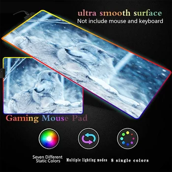 Animal Wolf Snow RGB Mouse Pads Hot Anime One Piece Desk Mat Sparking Precision Weaving Colorful for PC Laptop Keyboard Mice Mat
Animal Wolf Snow RGB Mouse Pads Hot Anime One Piece Desk Mat Sparking Precision Weaving Colorful for PC Laptop Keyboard Mice Mat