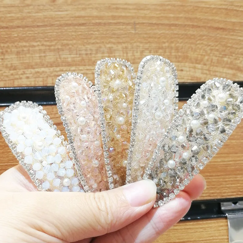 1Pcs Popular Crystal Pearl Hair Clips Headdress Rhinestone Simple Bb Hairpin Bangs Barrette Styling Accessories Tools
1Pcs Popular Crystal Pearl Hair Clips Headdress Rhinestone Simple Bb Hairpin Bangs Barrette Styling Accessories Tools