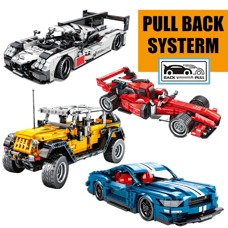 NEW Pull Back Function Speed Champion Formula Vehicle Racing Car Fit Legoings Technic Building Block Bricks Model Toys Kid Gifts
NEW Pull Back Function Speed Champion Formula Vehicle Racing Car Fit Legoings Technic Building Block Bricks Model Toys Kid Gifts