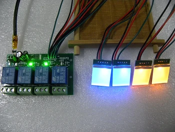 12V24V4 Relay Module with 4 Separate Touch Buttons Dual Color LED Self-locking Function
12V24V4 Relay Module with 4 Separate Touch Buttons Dual Color LED Self-locking Function