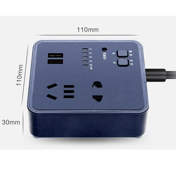 USB Cable Socket with 2 USB Port and 2 Inserts Timing Charger Small Size for Home Dorm Room Essentials Office Adaptors SP99
USB Cable Socket with 2 USB Port and 2 Inserts Timing Charger Small Size for Home Dorm Room Essentials Office Adaptors SP99