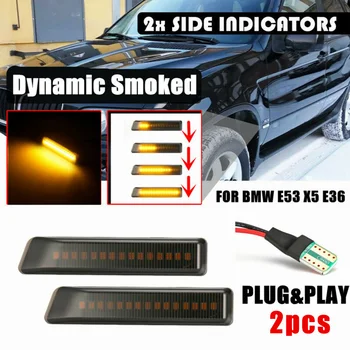Smoke Side Marker Lights Dynamic LED Replacement 2pcs Set Auto For BMW E53 X5 E36
Smoke Side Marker Lights Dynamic LED Replacement 2pcs Set Auto For BMW E53 X5 E36