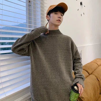 Korean Men Turtleneck Sweater Winter Fashion Knitted Turtleneck Men Winter Turtleneck Sweater Male Pullover 2019 Manteau Homme
Korean Men Turtleneck Sweater Winter Fashion Knitted Turtleneck Men Winter Turtleneck Sweater Male Pullover 2019 Manteau Homme